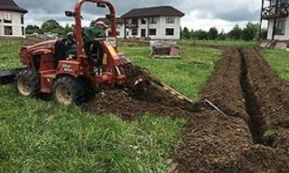Копка траншей для водопровода в Дубне: цена за метр от 916 руб.