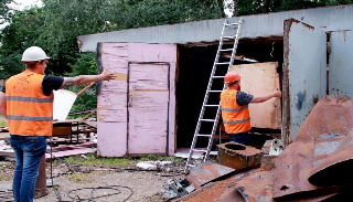 Демонтаж гаражей в Дубне, цена от 1730 руб. – услуги под ключ от ИП Садыков В. Р.