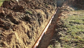 Копка траншей для водопровода в Дубне: цена за метр от 916 руб.